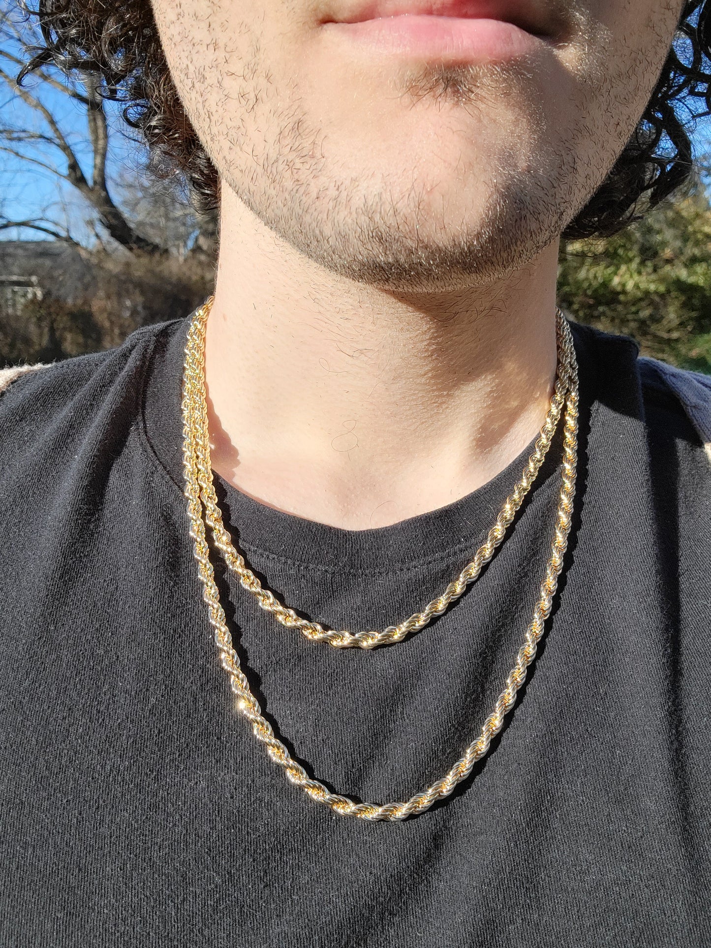 Rope Chain in Yellow Gold