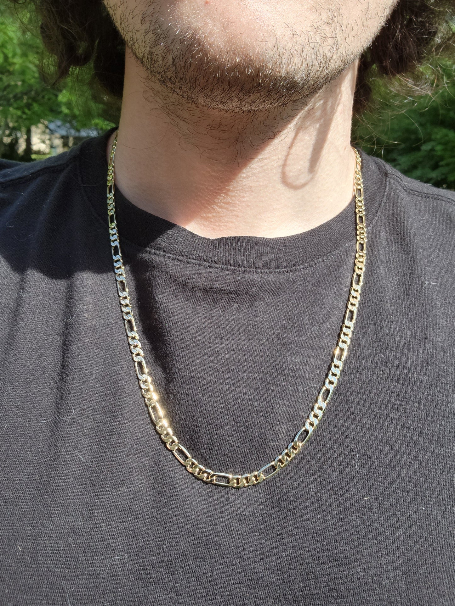 Gold Style 5mm Figaro Chain